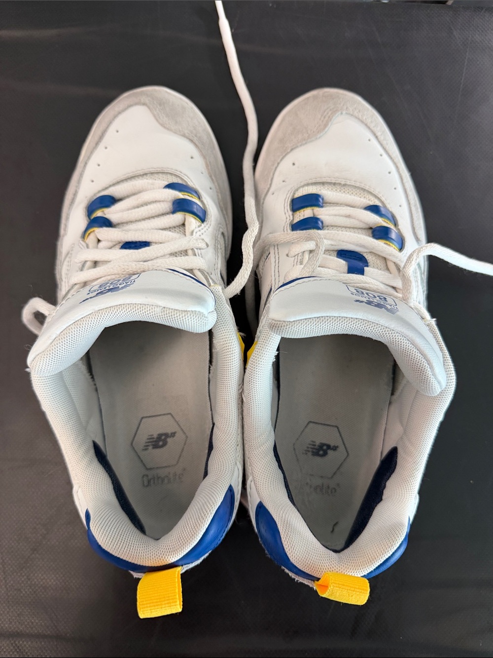 New Balance 808 Tiago Lemos - White + Blue + yellow - Picture 4 of 6